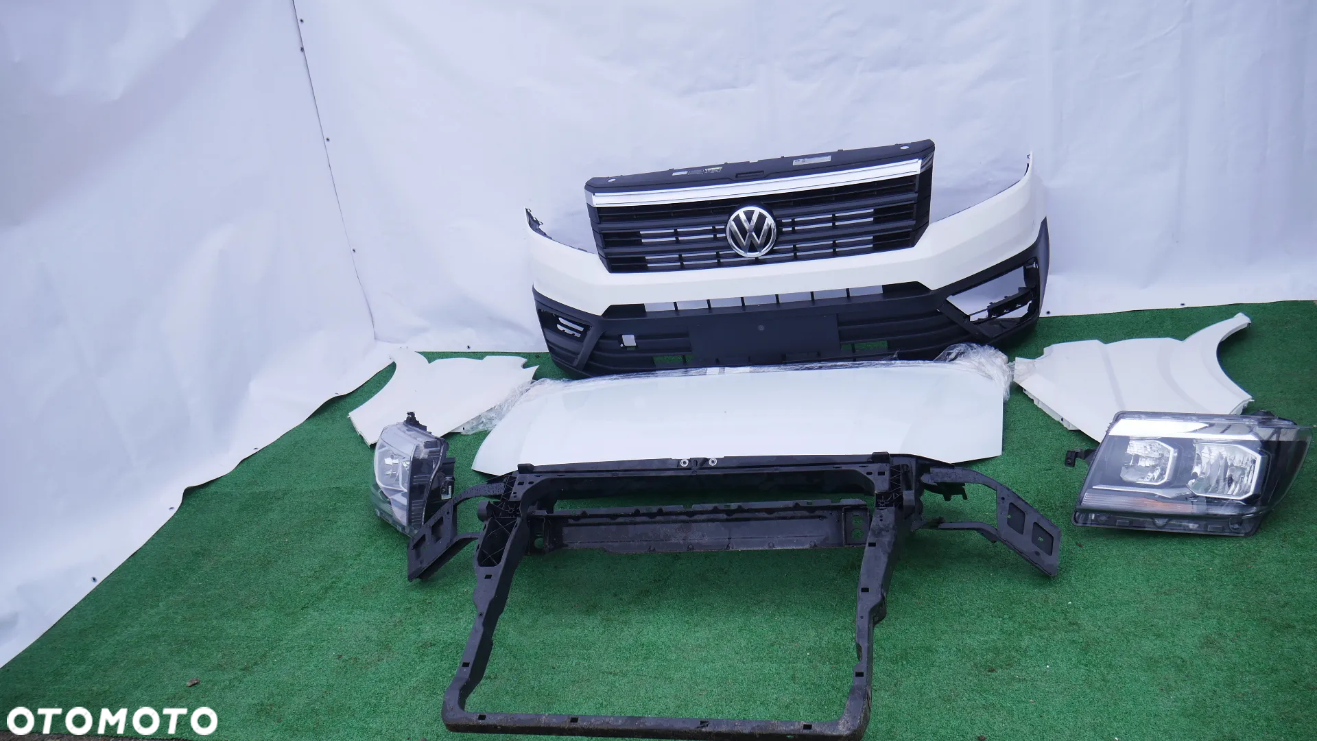 VW CRAFTER II 2 ZDERZAK GRILL MASKA LAMPY PAS PRZEDNI BŁOTNIKI - 2