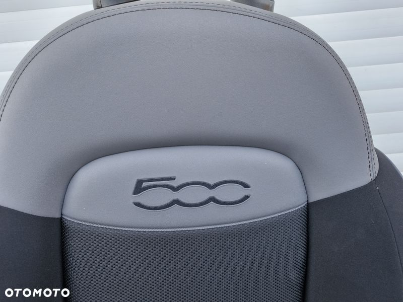 fiat 500x fotel kierowcy lewy przód przedni uk półskóra - 2