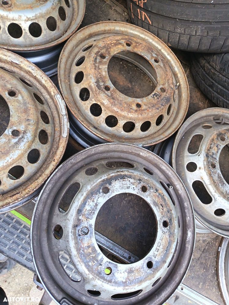 Jante 6buc tabla Mercedes sprinter punte dubla 16 - 2