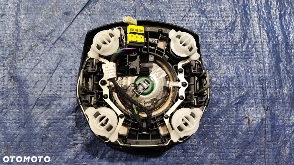 KIEROWNICA SPORT CZERWONA NIĆ CZARNA SKÓRA KOMPLETNA PODUSZKA AIRBAG 6796397 6791332 ORYGINAŁ BARDZO ŁADNA BMW F20 F21 F22 F23 F30 F31 F32 F33 F34 F36 - 10