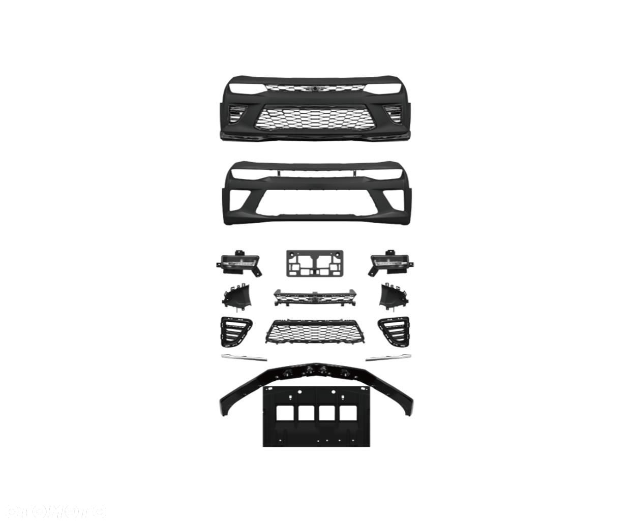 CHEVROLET CAMARO 2016 - 2019 PRZEDNI ZDERZAK (inne części: listwa błotnik grill lampa osłona drzwi) - 1