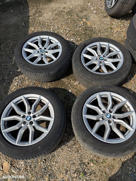 jante originale pe 19 bmw x5 g05 x6 g06 anvelope vara 265 50 r19 - 1