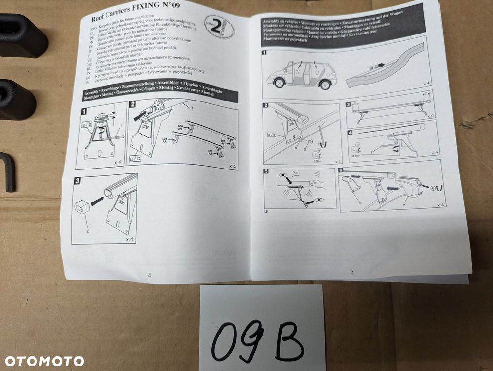 Bagażnik dachowy bazowy Carpoint 09B Peugeot 306 - 5