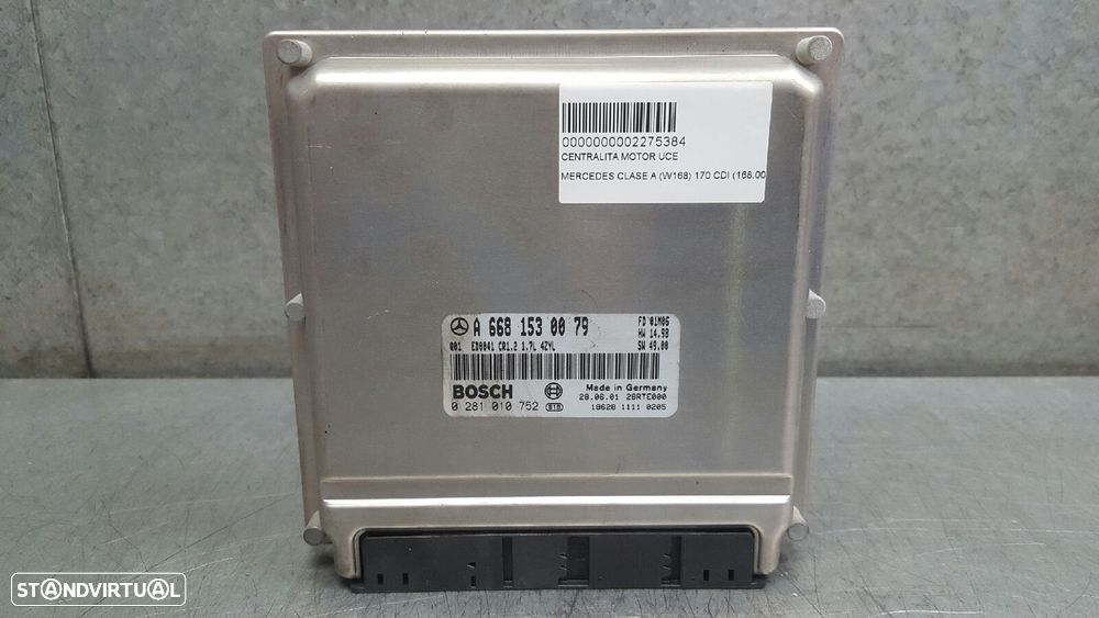 CENTRALINA MOTOR UCE MERCEDES-BENZ CLASSE A 2001 - 4