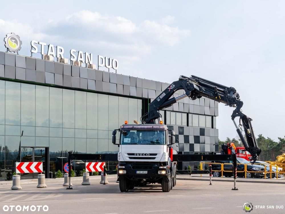 Iveco TRAKKER 450 8x8 HIAB 800E-7 FLy Jib Wciągarka HDS Żuraw - 7
