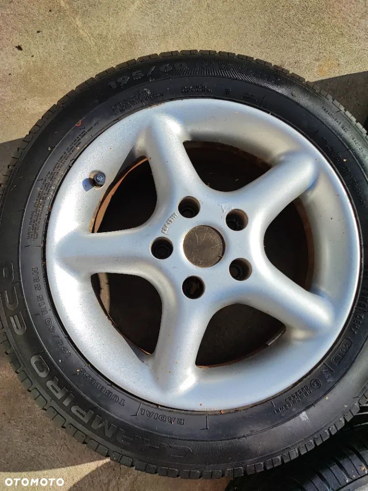 NISSAN KIA MAZDA KOŁA ALU BORBET Z OPONAMI 5X1143 195X60R15 ET 35 LATO - 11