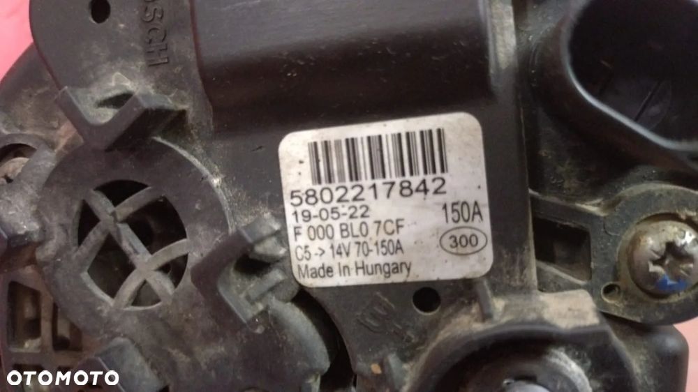 ALTERNATOR 150A FIAT DUCATO IVECO DAILY 06- 5802217842 NO 725/273 - 3