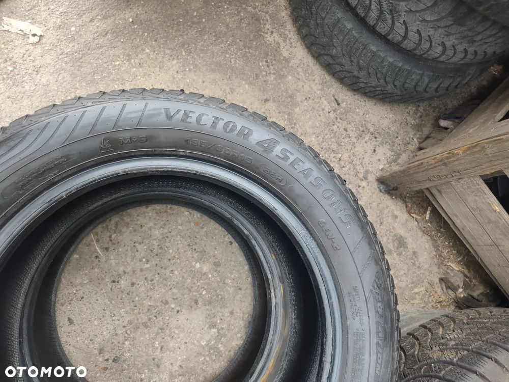 185/60R15 88H Opony Całoroczne Wielosezonowe Goodyear Vector 4Seasons Gen-2 5mm Legnica ALU-RAD 185/60 - 5