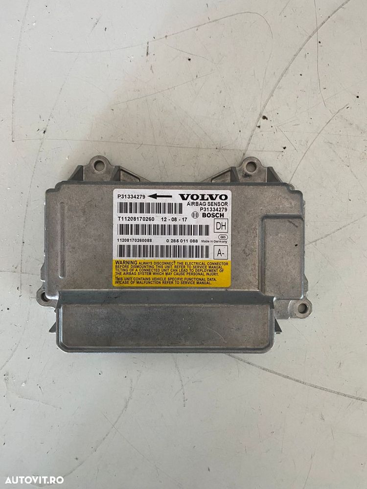 Calculator airbag SRS Volvo S60 V60 XC60 S80 XC70 V70 31334279 - 1