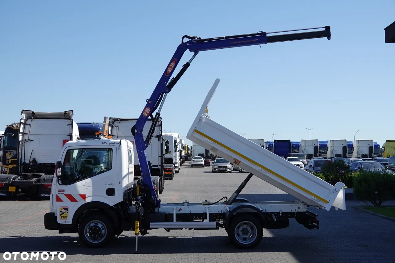 Renault MAXITY 140 DXI / 2,5 D / WYWROTKA – 3,1M + HDS PM 2821 / BLIŹNIAK / SPROWADZONY / PO KONTRAKCIE SERWISOWYM - 3
