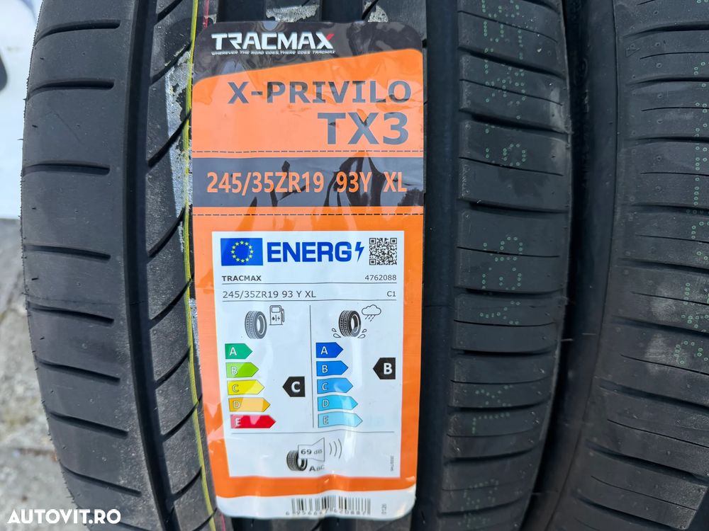 4 anvelope vara 245-35-19 si 275-30-19 bmw E60 E90 BMW seria5 cauciucuri 245-35-19 - 275-30-19 cu protectie janta - 3