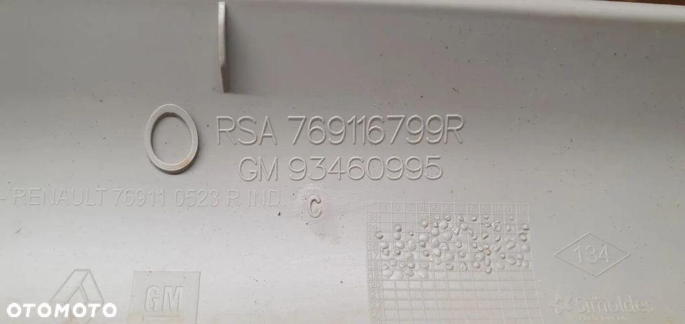 Osłona poszycie słupka prawy przód Opel Vivaro B Trafic III 93868211 - 6