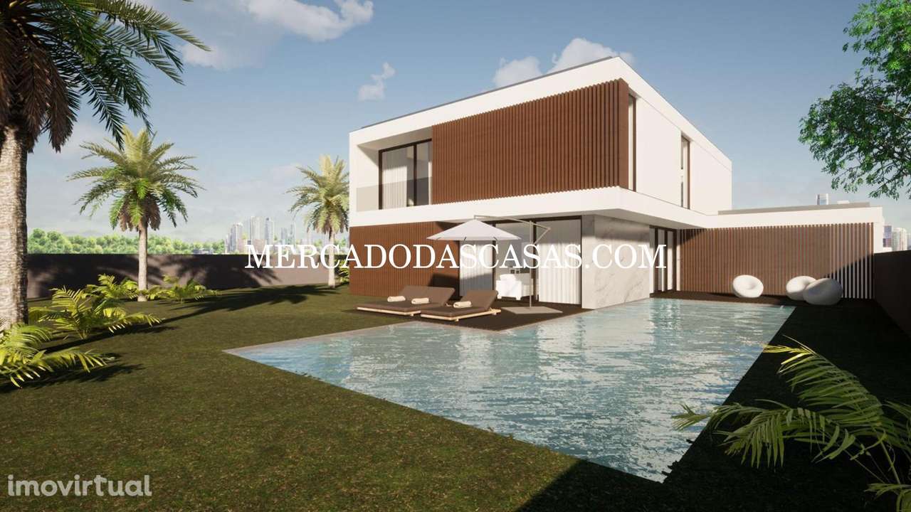 Moradia T4 em Serzedo, com piscina e jardim - Grande imagem: 4/9
