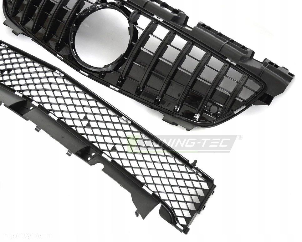 Atrapa Grill Kratka Tuning GT-R Panamericana Mercedes SLK r 172 2011-2016 - 4
