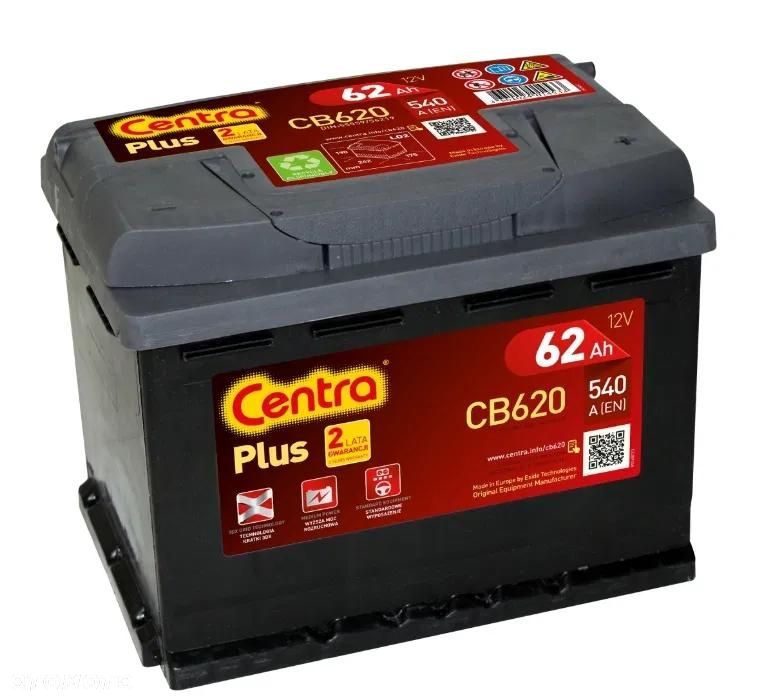AKUMULATOR Centra Plus 12V 62Ah 540A Prawy +; Lewy+ RYBNIK - 1