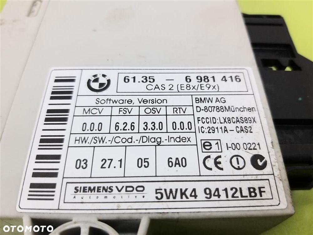 Zestaw odpalający startowy  BMW Seria 5 E60 2003-2010 3.0D 231KM 0281014175 - 3