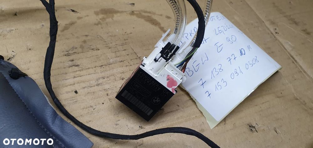 Poduszka lędźwiowa pompowana fotela pasażera BMW 3 E90 7153091 7138788 - 4