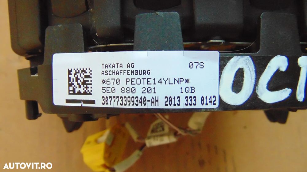 Airbag volan Skoda Octavia 3 an 2014 cod 5E0880201 - 4