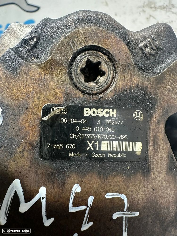 .Bomba Alta Pressão Bosch M47 M47D20 204D4 M47N2 M47TU2D20 Bosch CP3S3 R70 7788670 0445010045 - 6