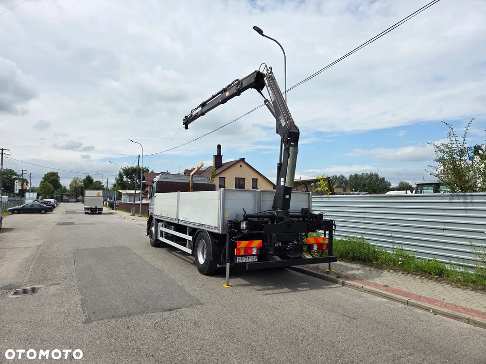 Mercedes-Benz AXOR 1826L // 9 BIEGÓW // KLIMA HAK // HDS HIAB ŻURAW DŹWIG // TYŁ PODUSZKI // EURO 4 - 3