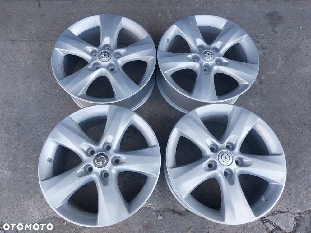 OPEL ASTRA J ZAFIRA C FELGI ALUMINIOWE R17 7J ET44 5X115 OE 13259247 PROSTE! JAK NOWE! - 1