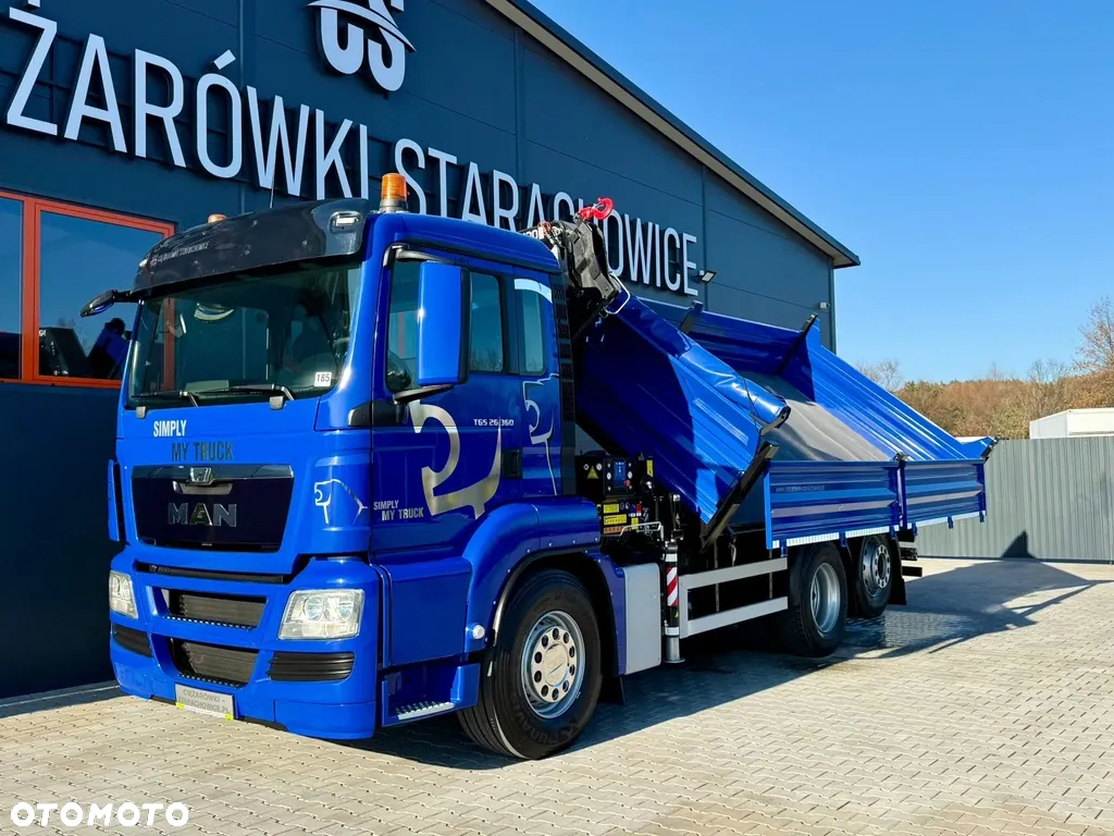 MAN MAN TGS TGX TGM TGL 26.360 Wywrotka 3S + HDS HMF 12,6 m // 4 x wysuw // 6x4 , 6x2 , kiper , wywrot kran dzwig żuraw crane Stan Perfekcyjny ! - 27