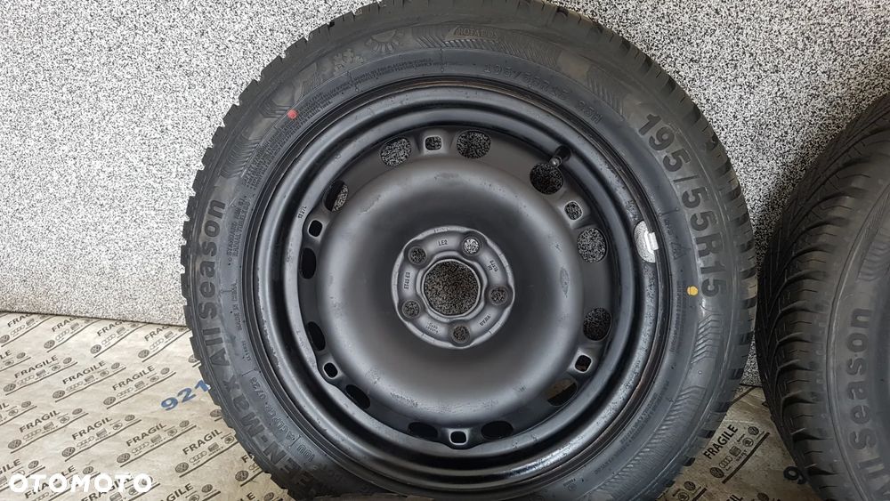 KOŁA CAŁOROCZNE SEAT IBIZA WV POLO SKODA FABIA  5X100  195/55R15 6JX15 ET38 - 12