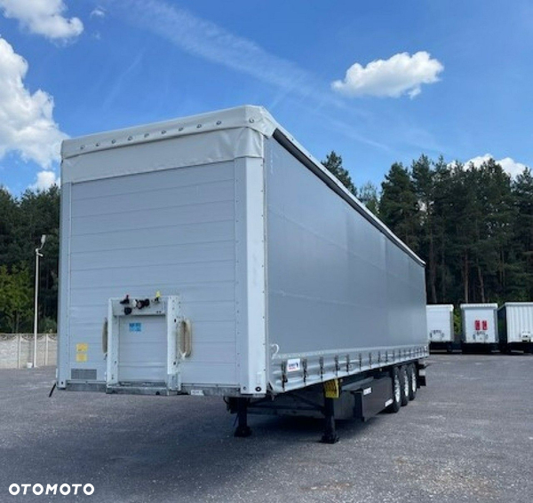 Schmitz Cargobull Firana Standard, Oś podnoszona, Paleciara