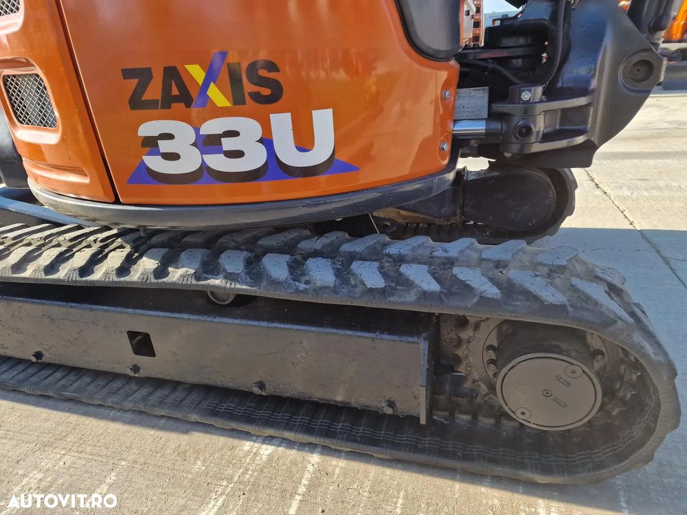 Hitachi ZX33U-6, Masa operationala 3,7t, 2023/10, 1.040h, CUPLA RAPIDA HIDRAULICA, cupa ingusta NOUA, cupa lata NOUA, capa taluz NOUA, inst picon, Aer cond, Antifurt, Lama nivelare, senile 80% ok, Ad sapare 3,5m, posibilitate leasing 4 ani-PROMOTIE 37.900EUR - 29