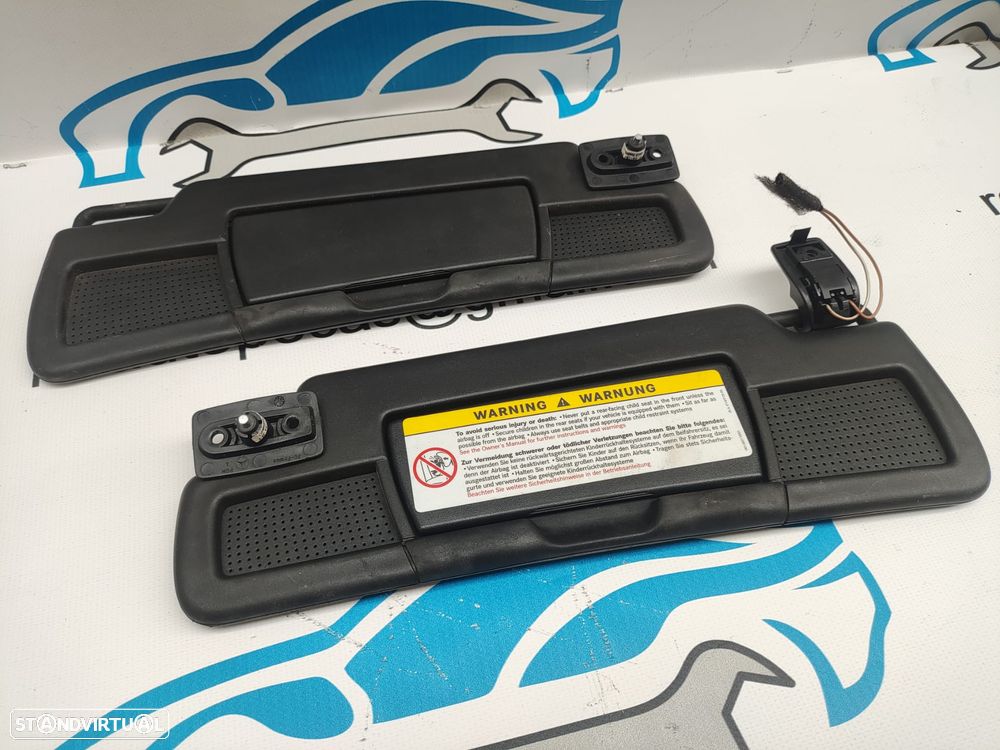Palas De Sol Pretas Originais Mercedes SLK R171 - 13