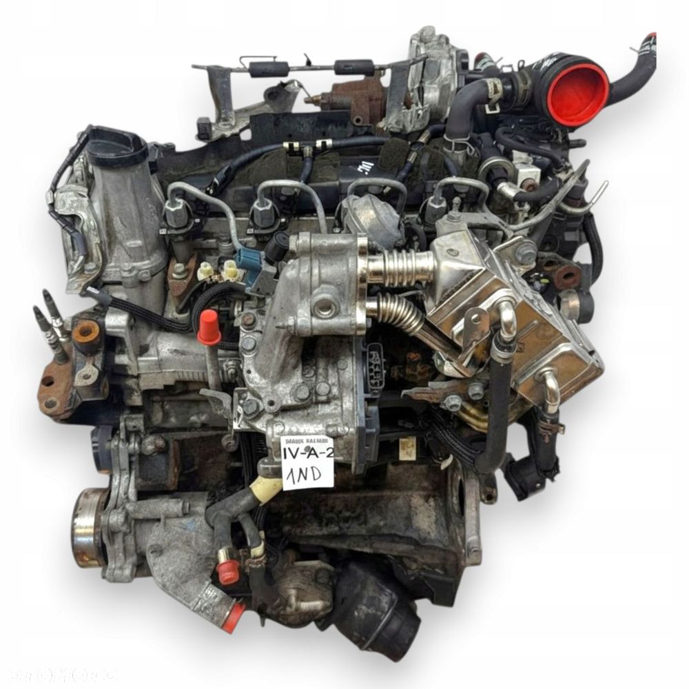 SILNIK 1ND Toyota Yaris II III Auris Corolla E15 Verso 1.4 D4D 90KM 1ND-TV - 1