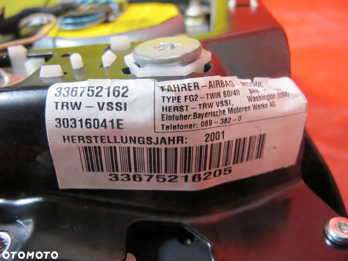 BMW X5 E53 PODUSZKI POWIETRZNE AIRBAG KOMPLET EURO - 6