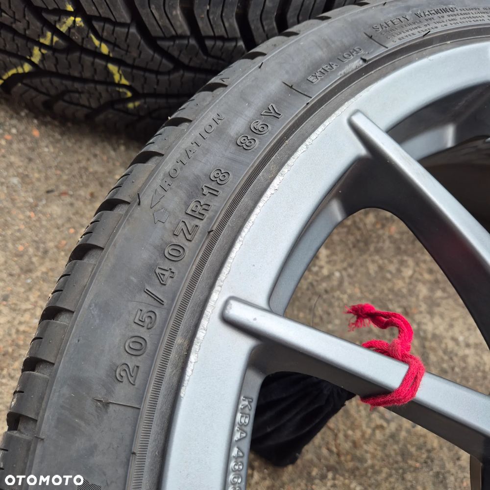 CAŁOROCZNE KOŁA 205/40 R18 FORD FIESTA ST B-MAX +CZUJNIKI POWIETRZA - 3