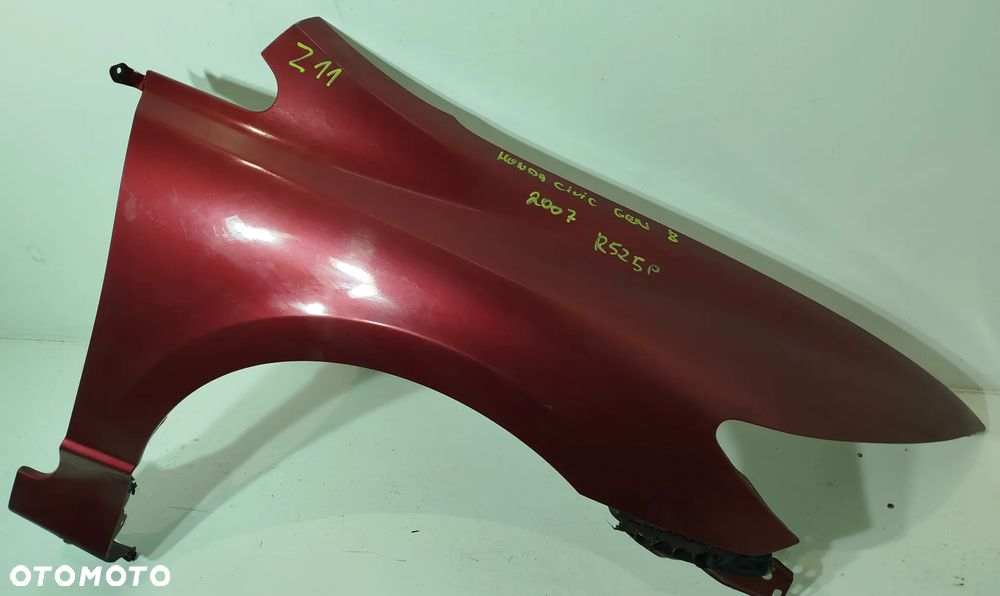 błotnik prawy przedni przód HONDA CIVIC VIII SEDAN 06-11 R525P - 4