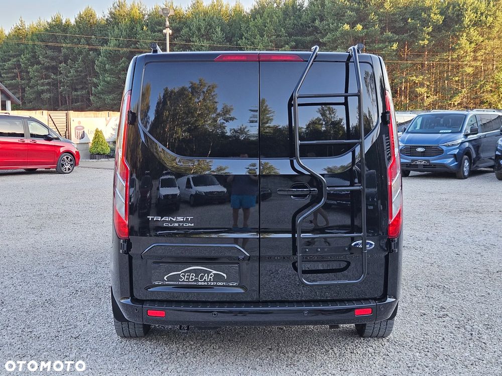 Ford TRANSIT CUSTOM L2H1 Long Brygadowy 5-os WINDA Max WERSJA XENONY SalonPL FV23% - 11
