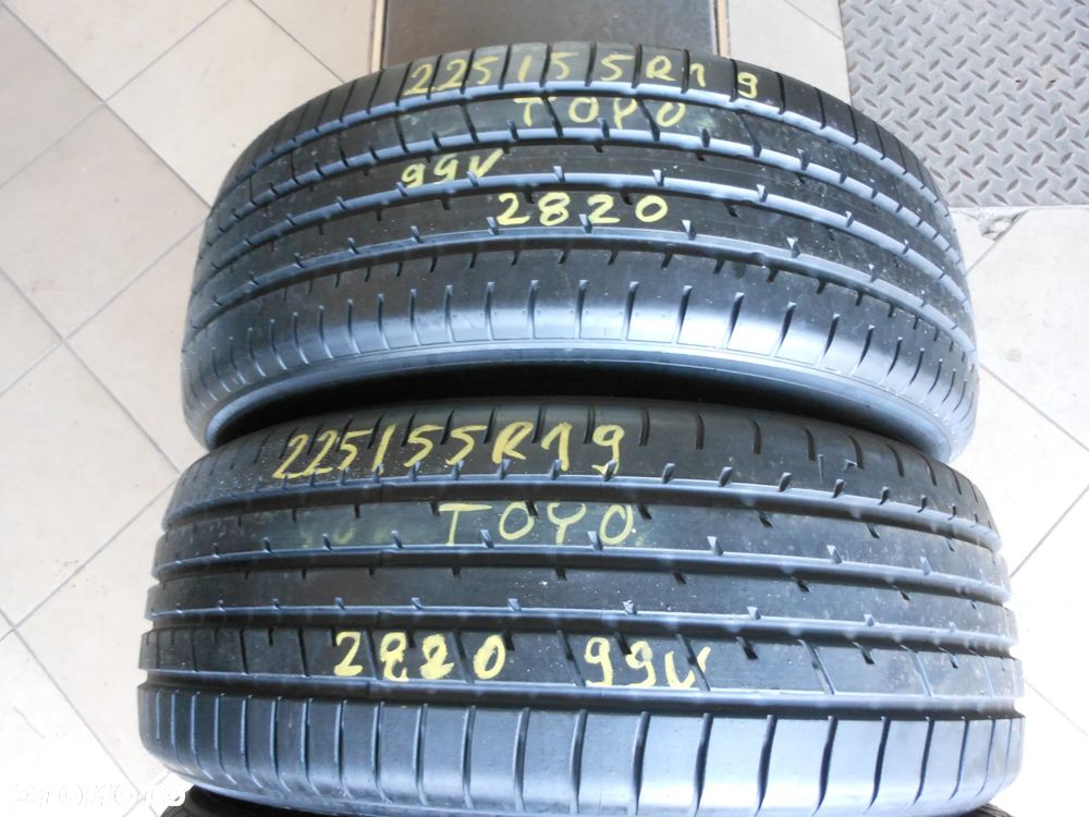 Opony 225/55r19 toyo proxes r46a 7,7mm  lato komplet - 3