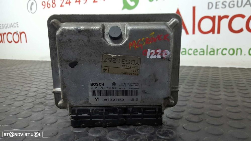 CENTRALINA DO MOTOR UCE MG ROVER SERIE 45 (RT) 1.6 16V CAT - 2