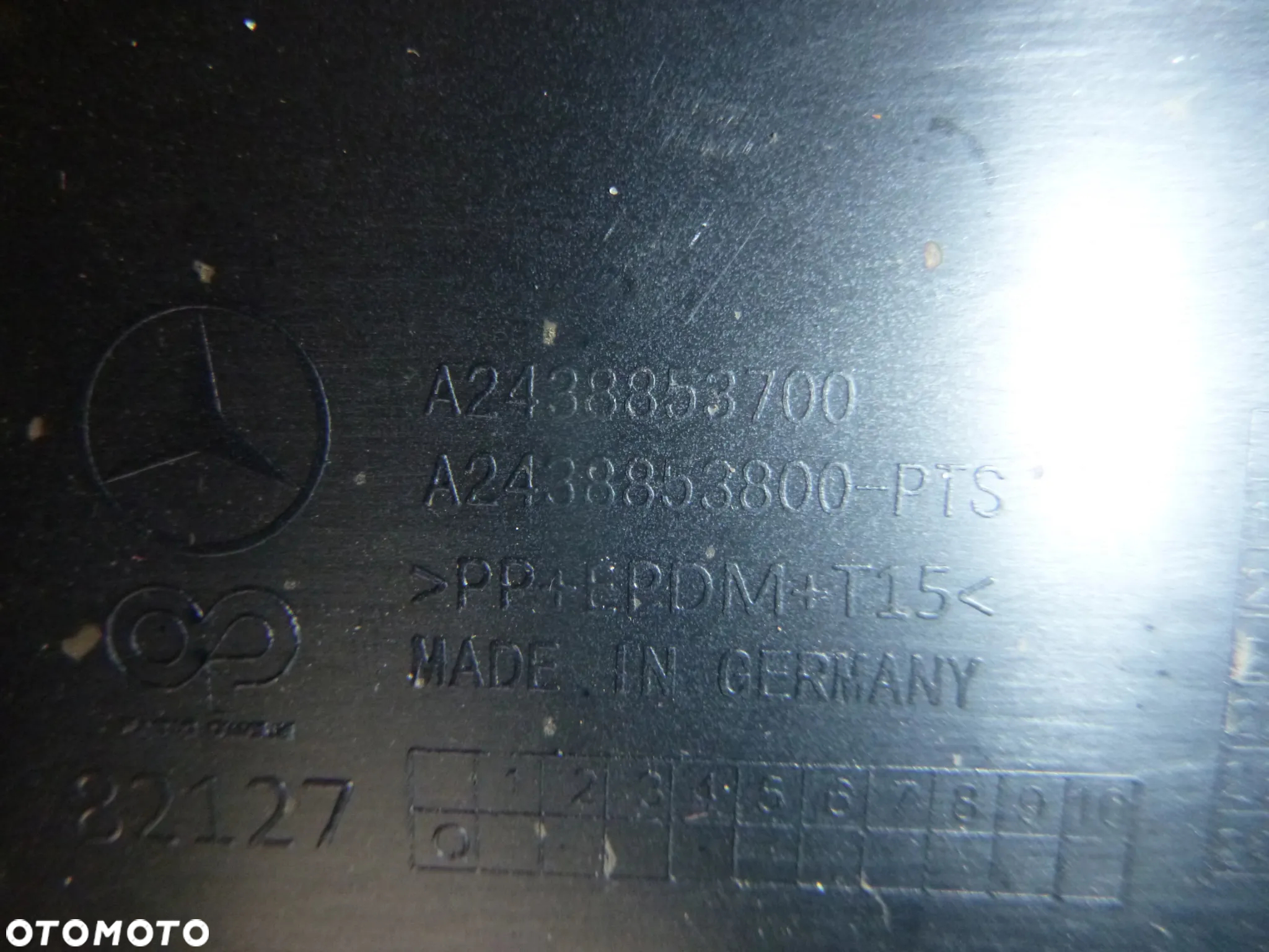 mercedes x243 eqb zderzak przód nowy oryginał przedni - 2