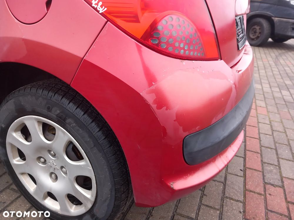 PEUGEOT 207 ZDERZAK TYLNY TYŁ KOLOR: EKQ - 6