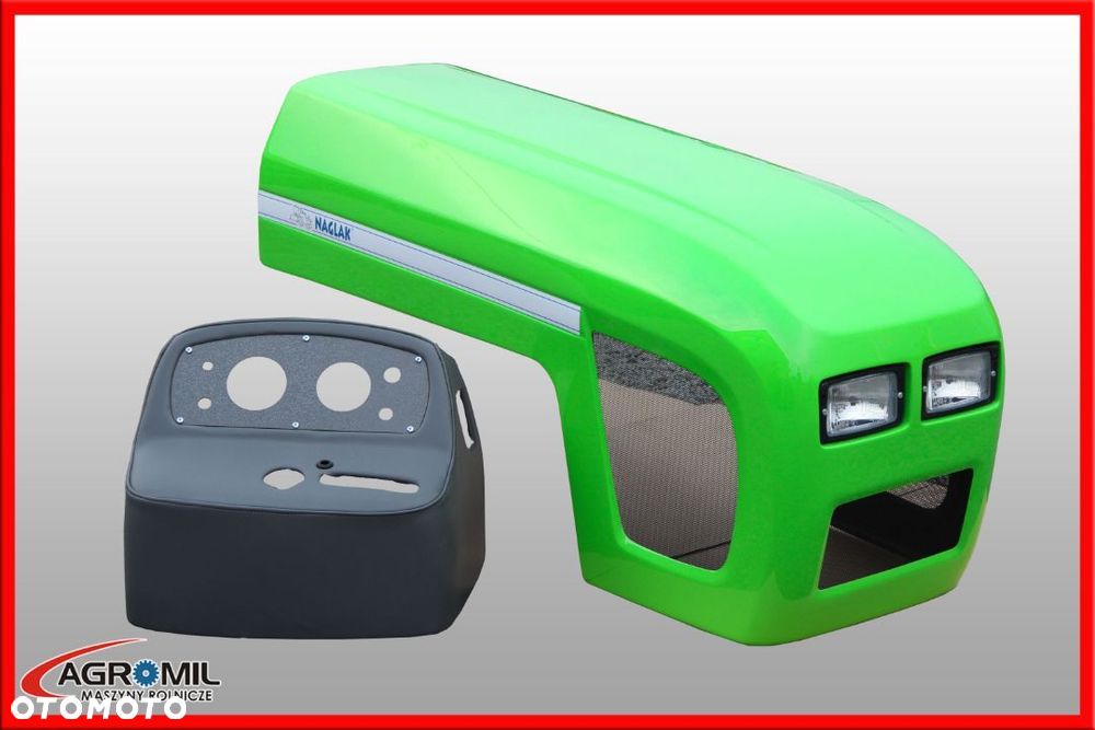 Maska ciągnikowa C- 360 C360 Naglak z pulpitem maska do ciągnika zielona - 1