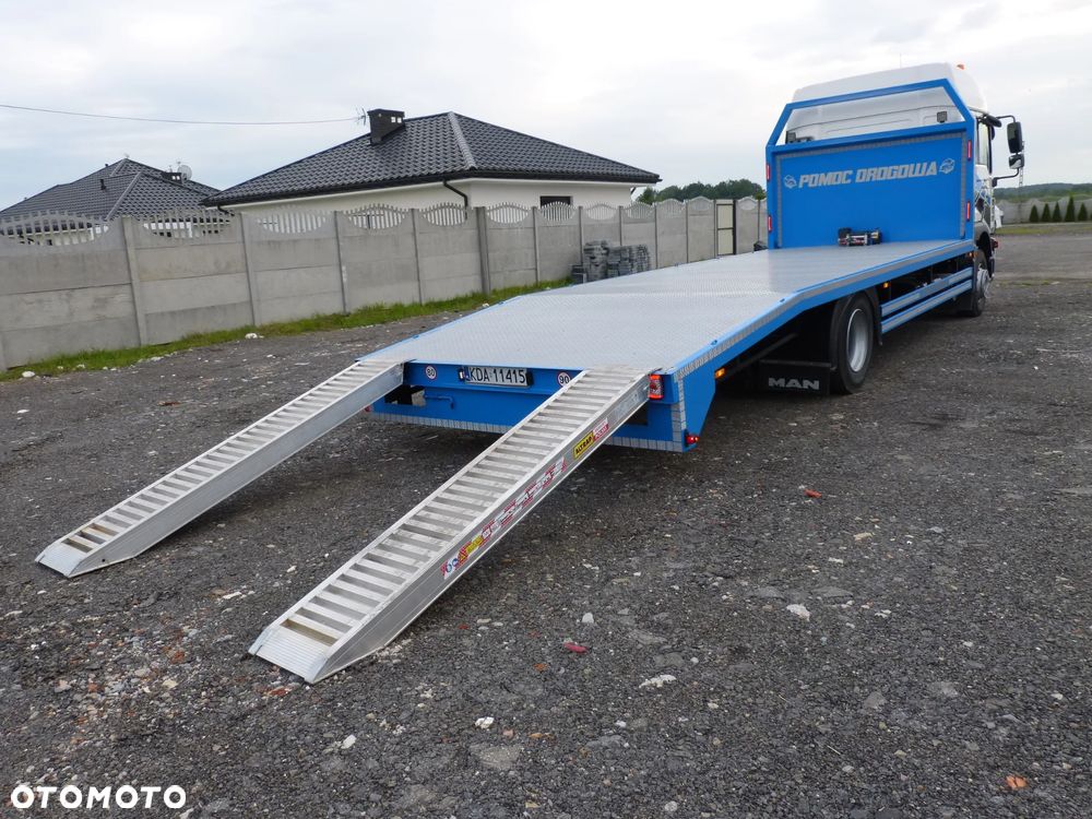 MAN TGM 15.290 POMOC DROGOWA AUTOLAWETA SPECJALNY EURO 5 DMC 15.500 KG ŁADOWNOŚĆ 9.000 KG XENON - 16