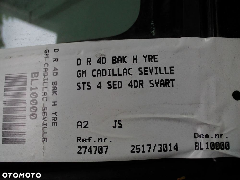 CADILLAC SEVILLE STS DRZWI PRAWE TYLNE PRAWY TYŁ - 2