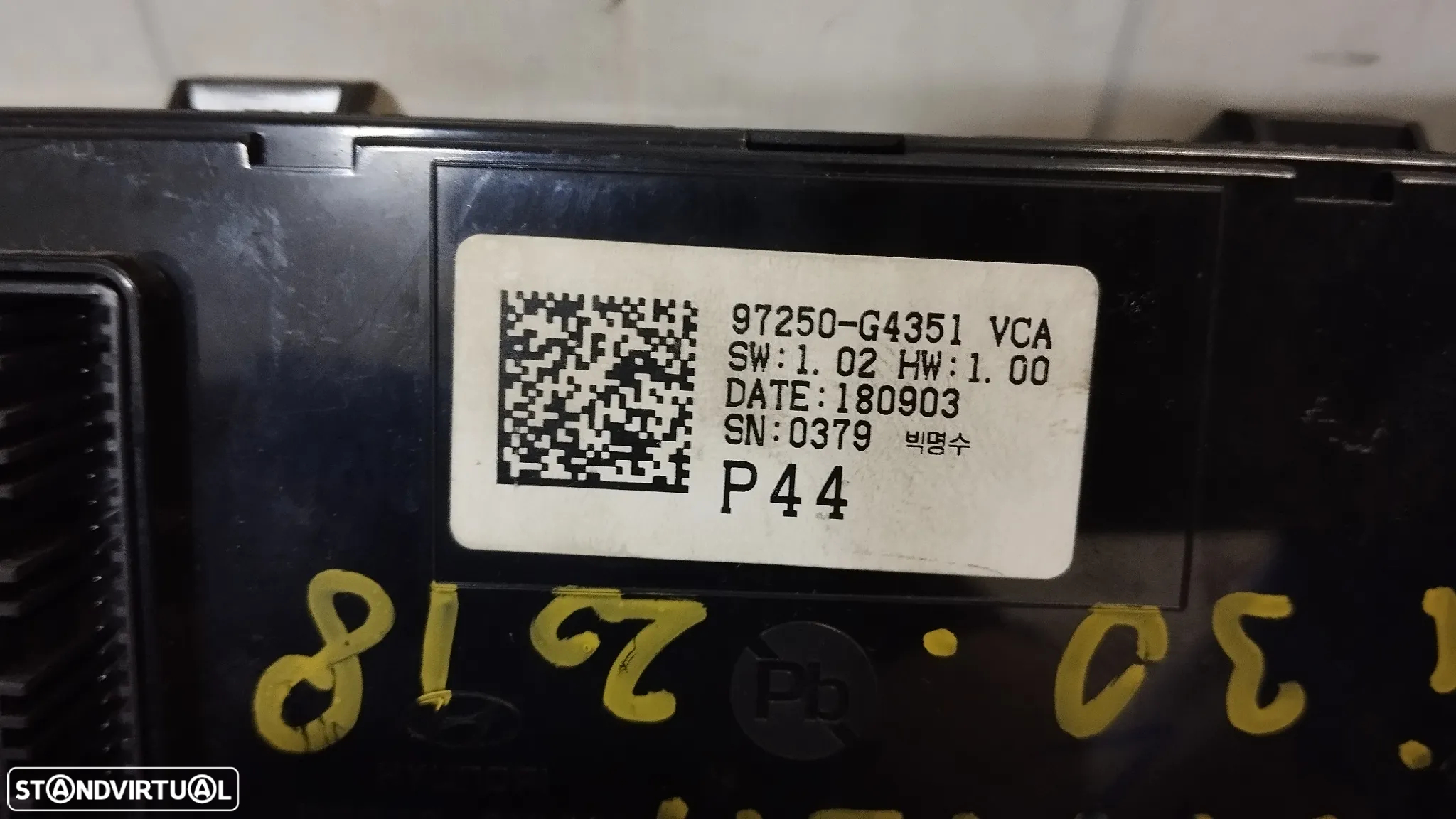 COMANDO SOFAGEM HYUNDAI I30 III 2018-> REF. 97250-G4351 - 4