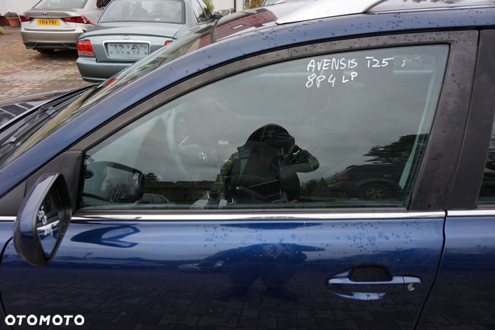 DRZWI PRZEDNIE LEWE AVENSIS II T25 KOMBI 8P4  GRANATOWY TOYOTA 2003-2006 - 2