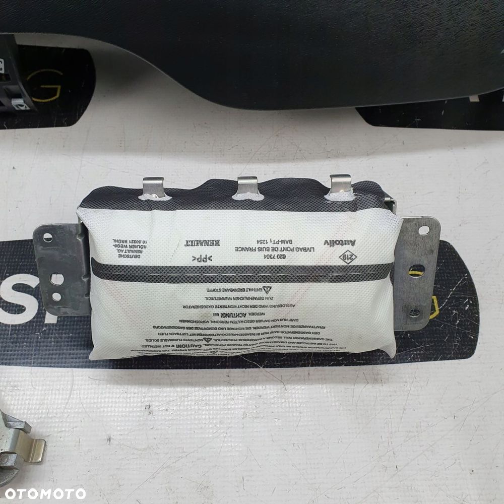 RENAULT KANGOO LIFT DESKA ROZDZIELCZA KONSOLA KOKPIT PULPIT PODUSZKI AIRBAG AIR BAG PASY KIT SET - 7