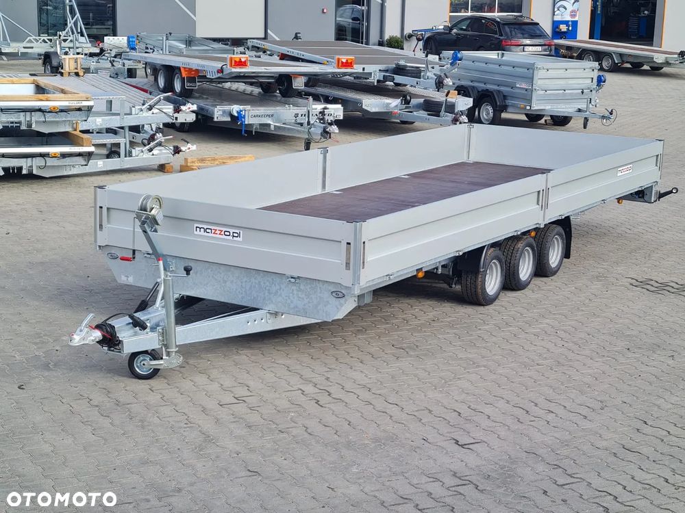 Niewiadów Dostawa Przyczepo-laweta 600x210 cm DMC3500kg BURTY ALUMINIOWE, KOŁO ZAPASOWE, AMORTYZATORY OSI - 6