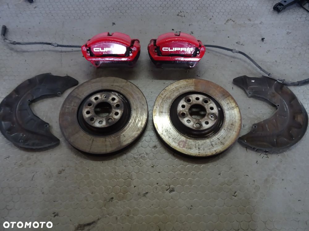 5Q0105EG 5Q0106EG 813 814 340MM zaciski tarcze klocki przod Seat Cupra VW Audi czesci - 1