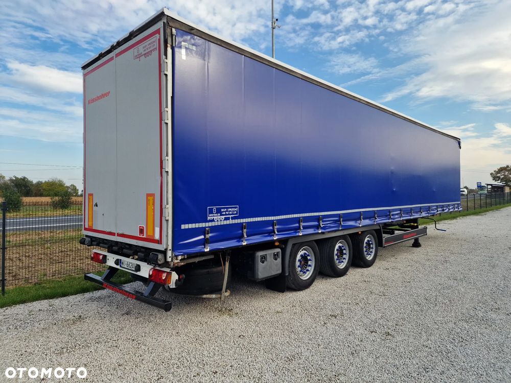 Kassbohrer Naczepa PÓŁMEGA - SAF - OŚ PODNOSZONA - RAMA ORYGINAŁ - NOWE PLANDEKI