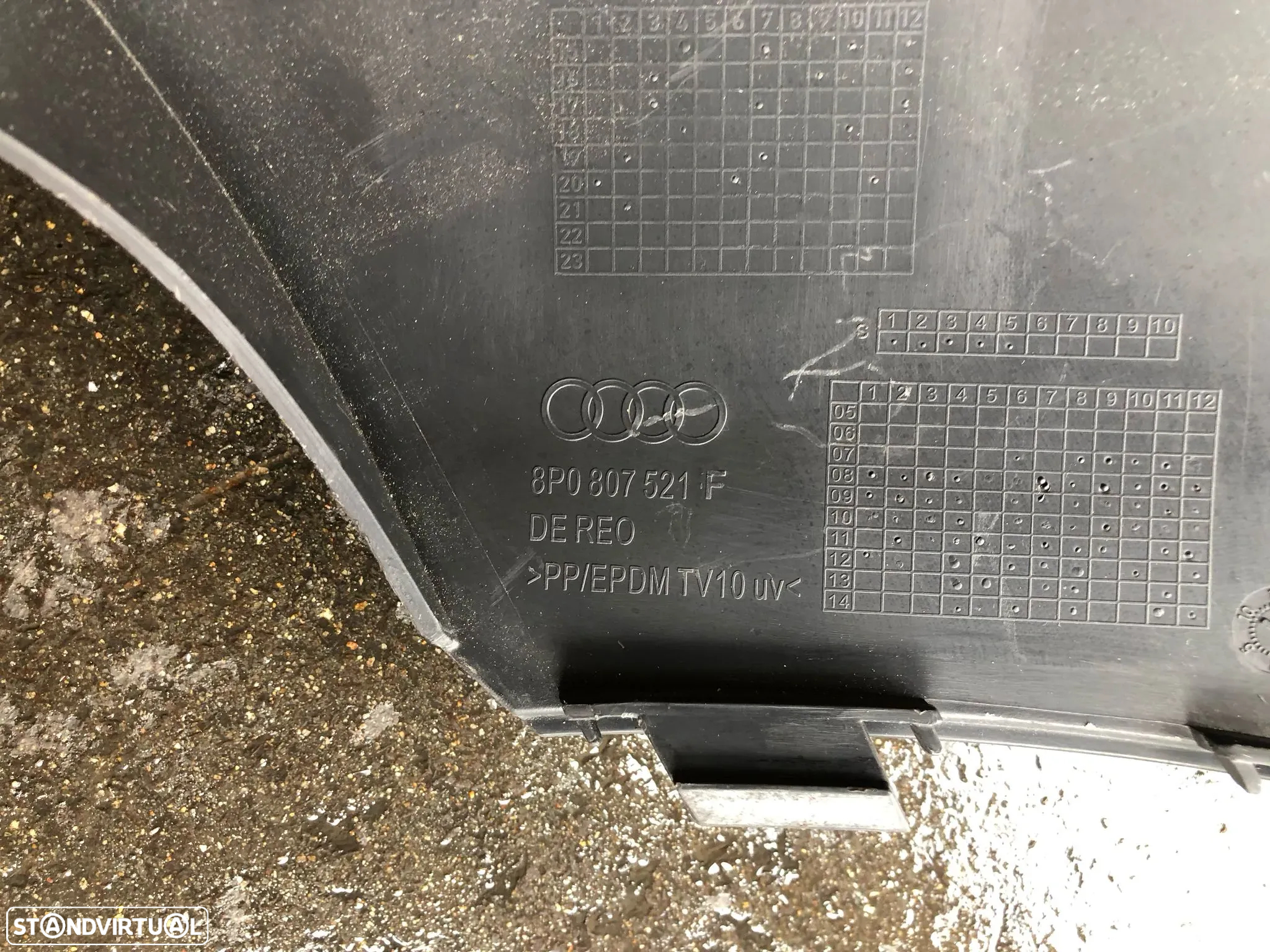 AUDI A3 8P DIFUSOR PARA CHOQUES TRAS - DF021 - 8