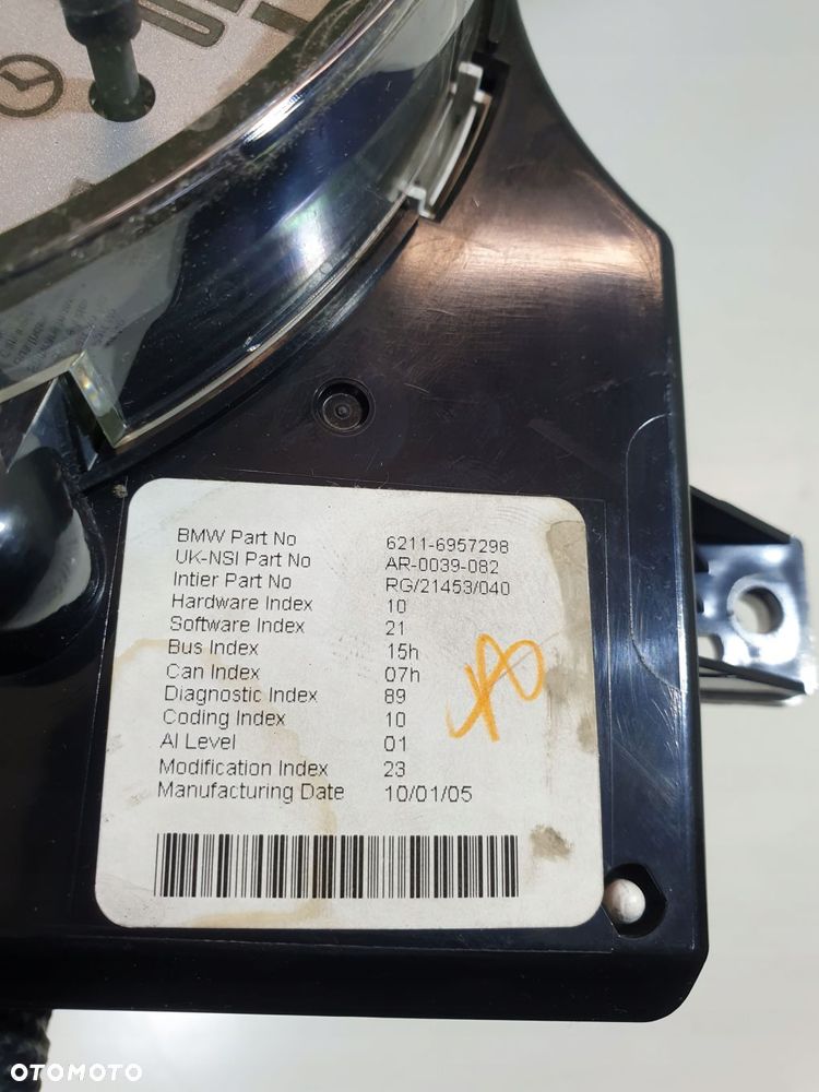 licznik zegar 67379411 mini cooper one r50 r53 eu 1.4d - 10